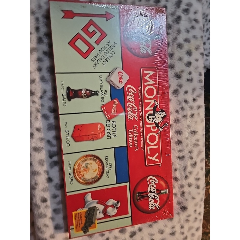 New Sealed Monopoly Board Game COCA COLA‎ Coke Collector's Edition 1999